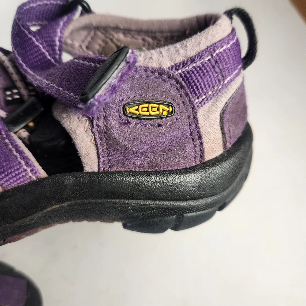 KEEN Kids Sandal Size 12 Purple Fisherman Outdoor Cap Toe Washable Shoes - Picture 10 of 12